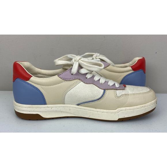 Women Madewell Court colorblock suede leather sneakers shoes, 7M - Picture 3 of 7